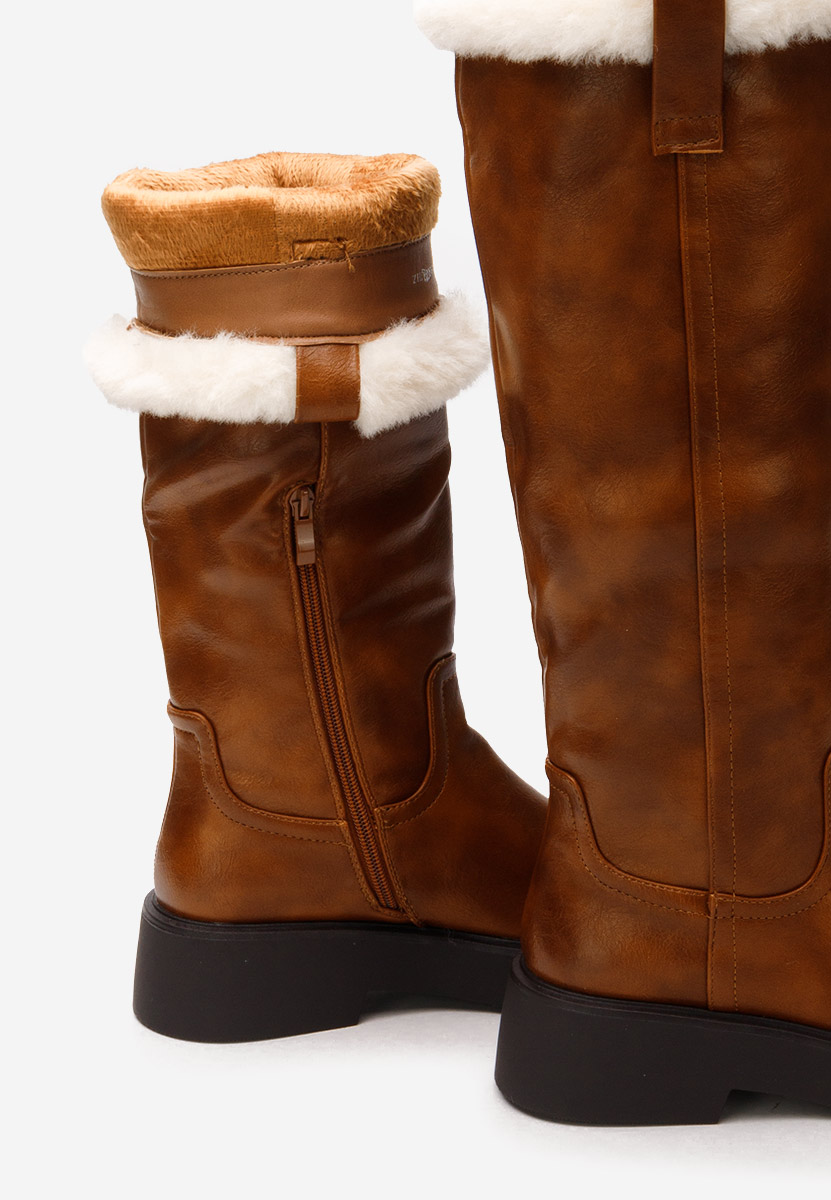 Cizme dama Kayce camel