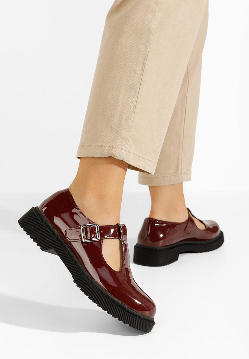Pantofi casual dama Winona grena