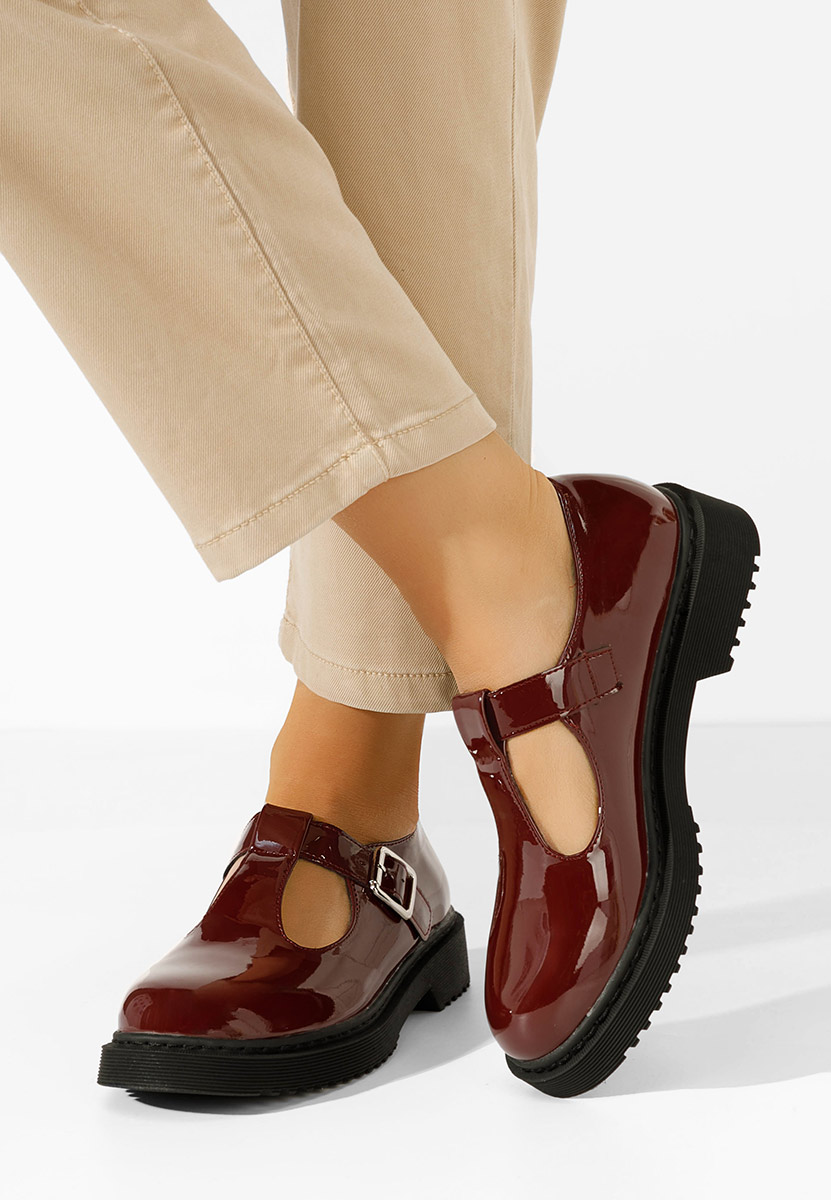 Pantofi casual dama Winona grena