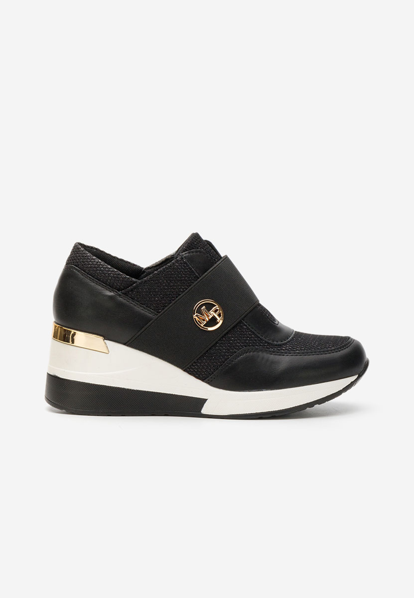 Sneakers cu platforma Yolena negri