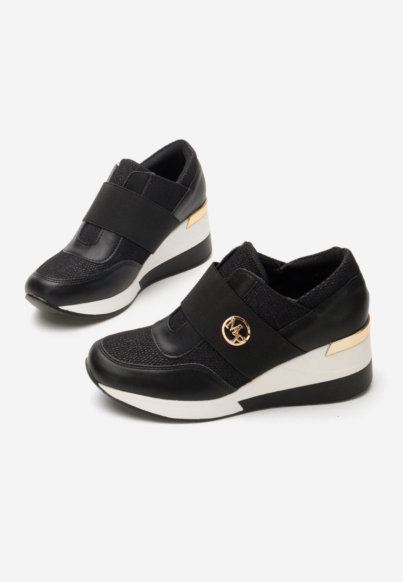 Sneakers cu platforma Yolena negri