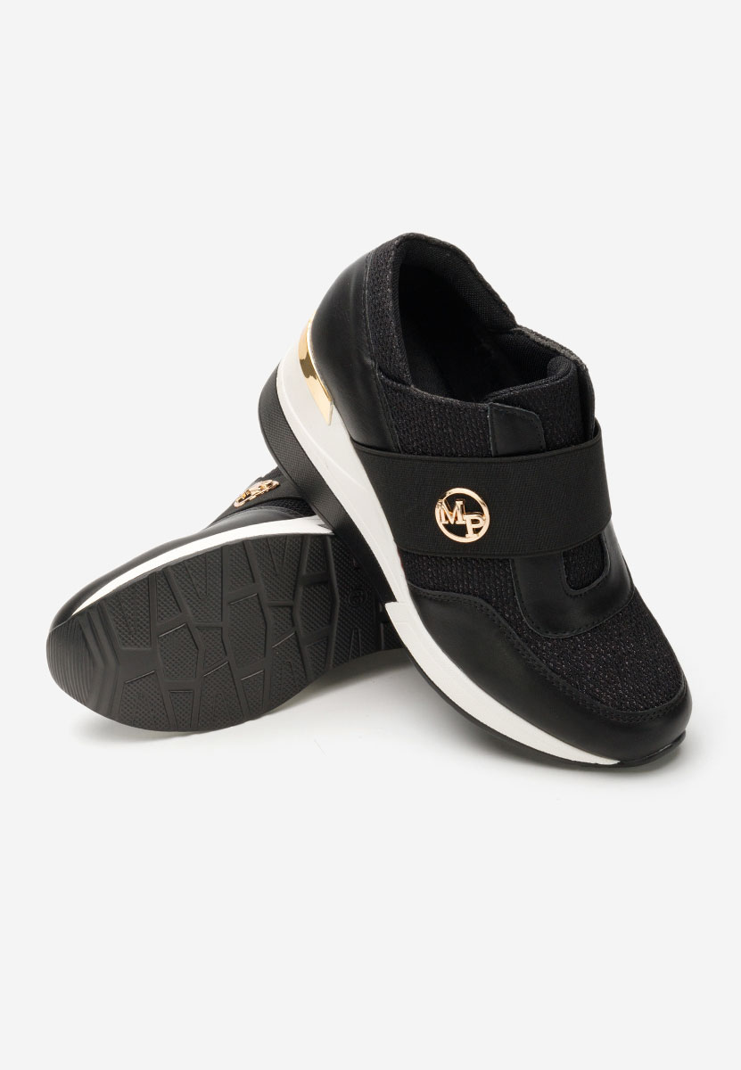 Sneakers cu platforma Yolena negri