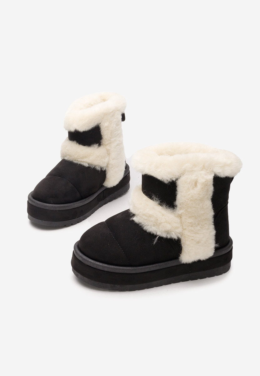 Cizme de tip ugg Tarra negre