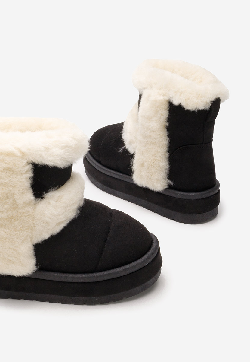 Cizme de tip ugg Tarra negre