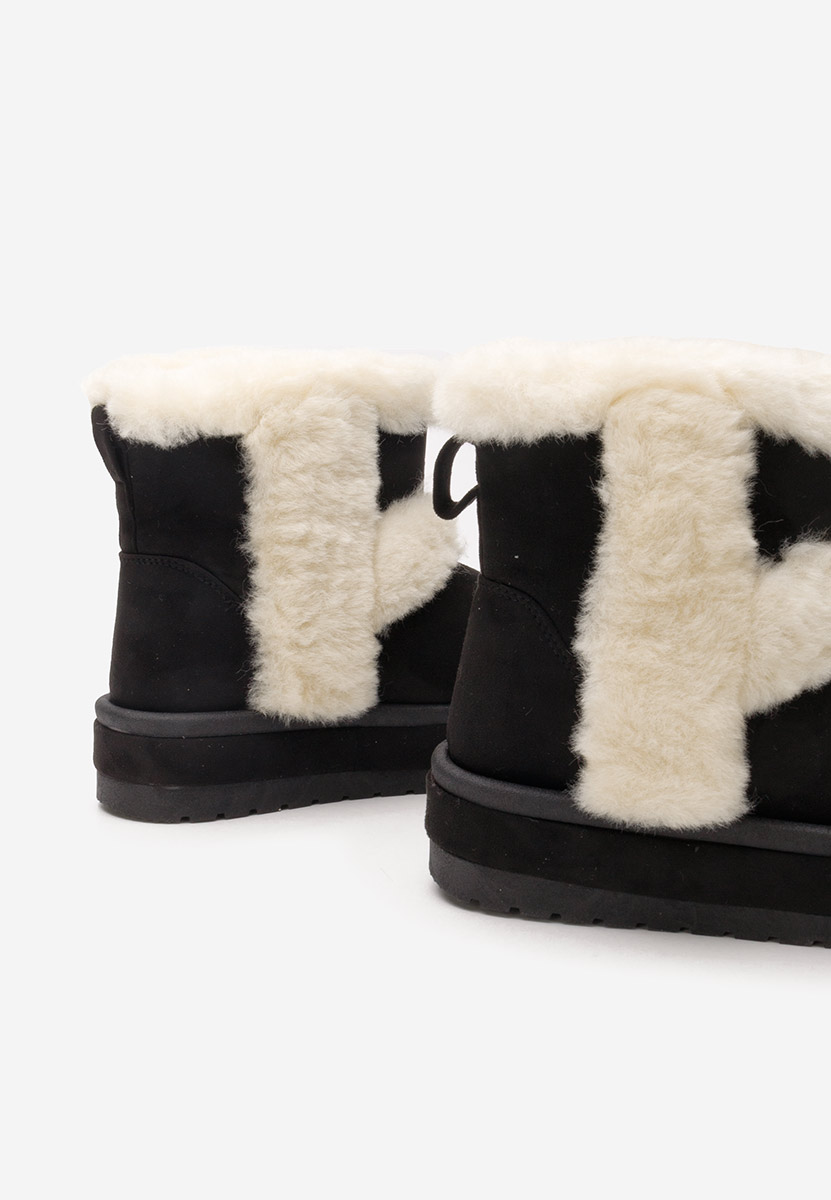 Cizme de tip ugg Tarra negre