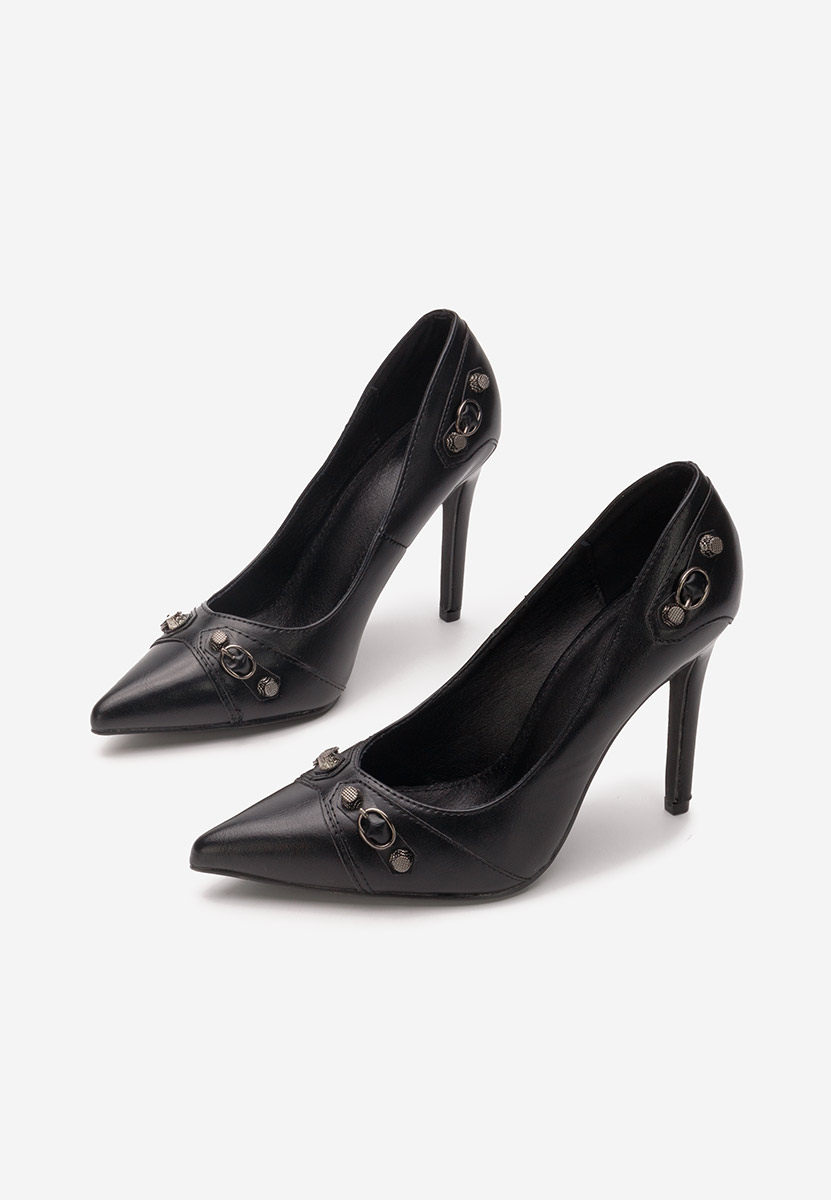 Pantofi stiletto Supreme V3 negri