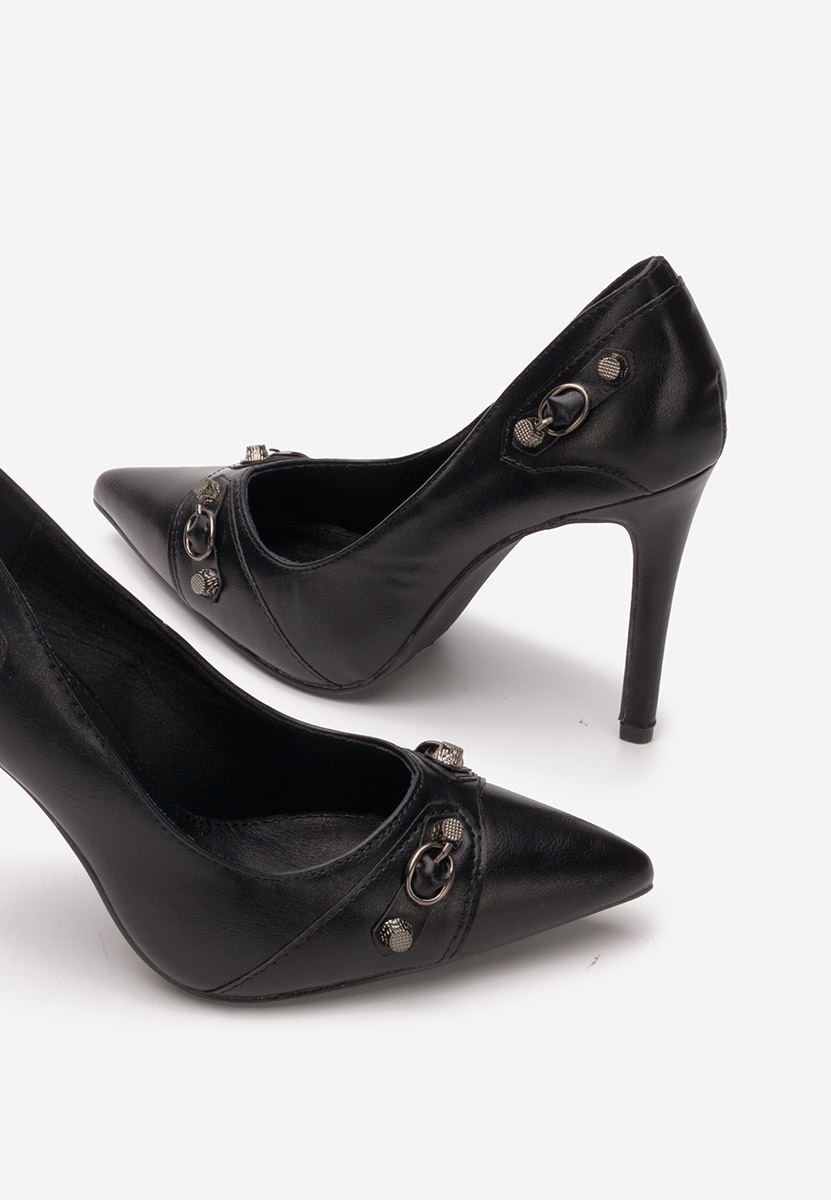 Pantofi stiletto Supreme V3 negri