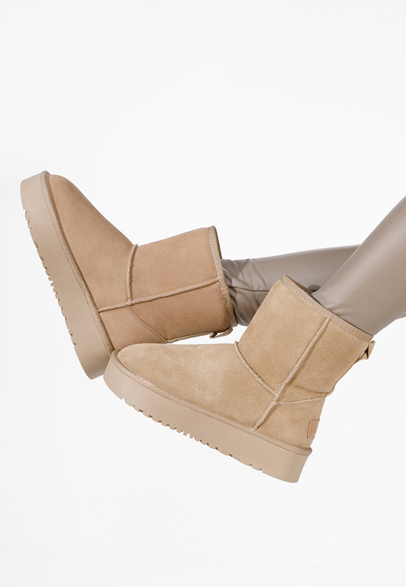 Cizme tip ugg Maya V2 kaki