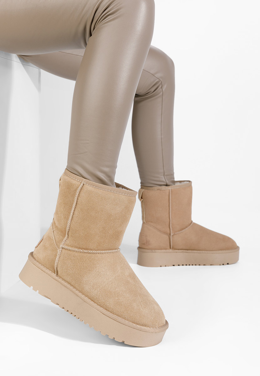 Cizme tip ugg Maya V2 kaki