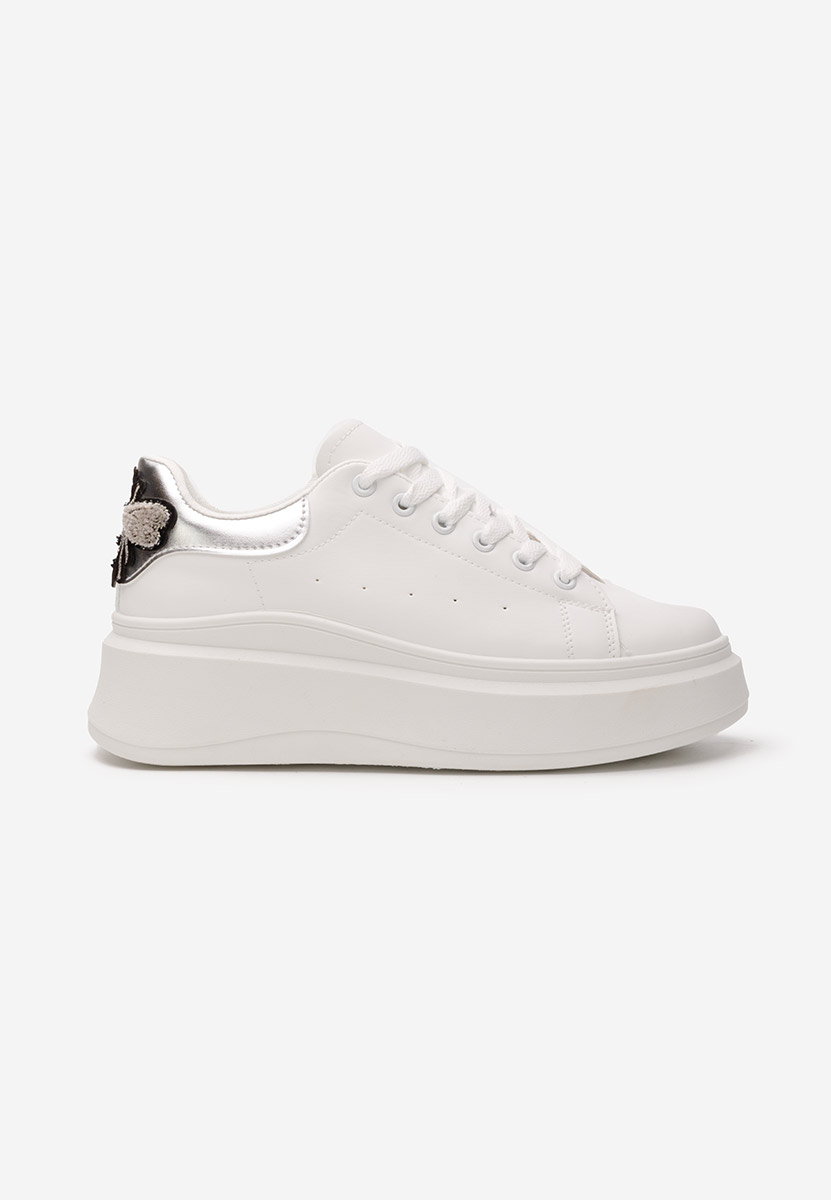 Sneakers cu platforma Marilynn argintii