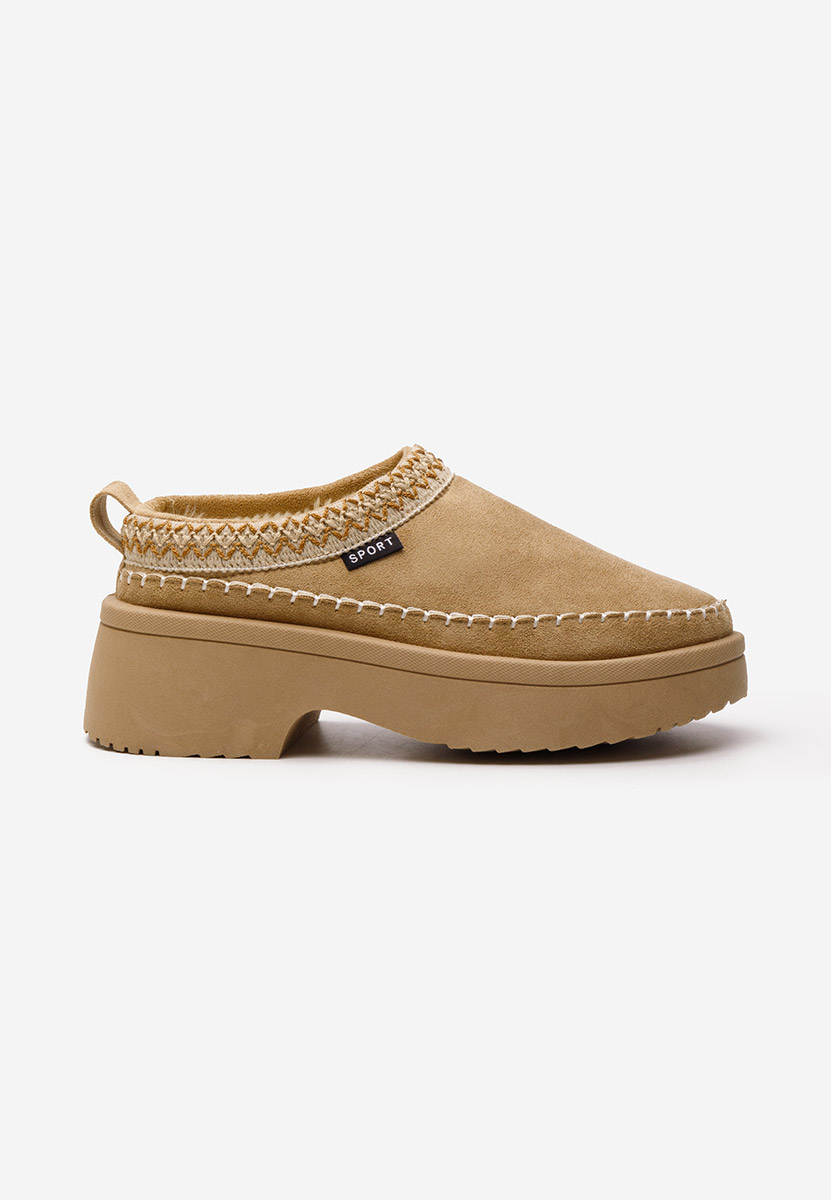 Papuci cu platformă Malka kaki