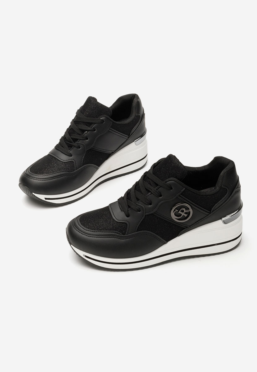 Sneakers cu platforma Kateline negri