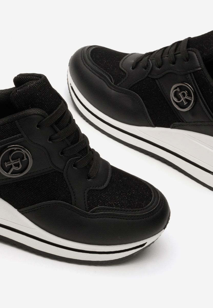Sneakers cu platforma Kateline negri