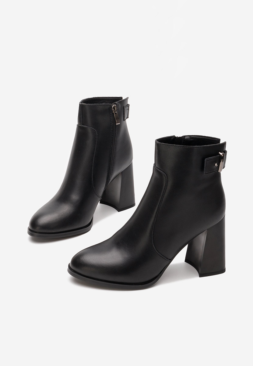 Botine dama piele Viktoria negre