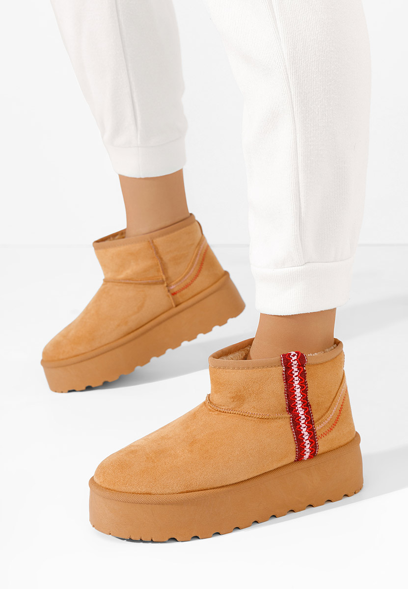 Cizme tip ugg Liley V2 camel