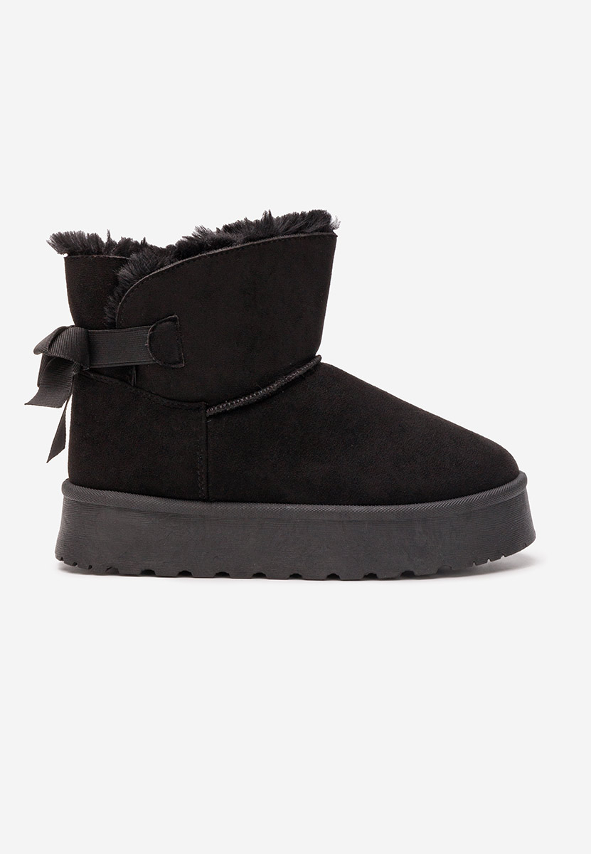 Cizme tip ugg Nishalla negre