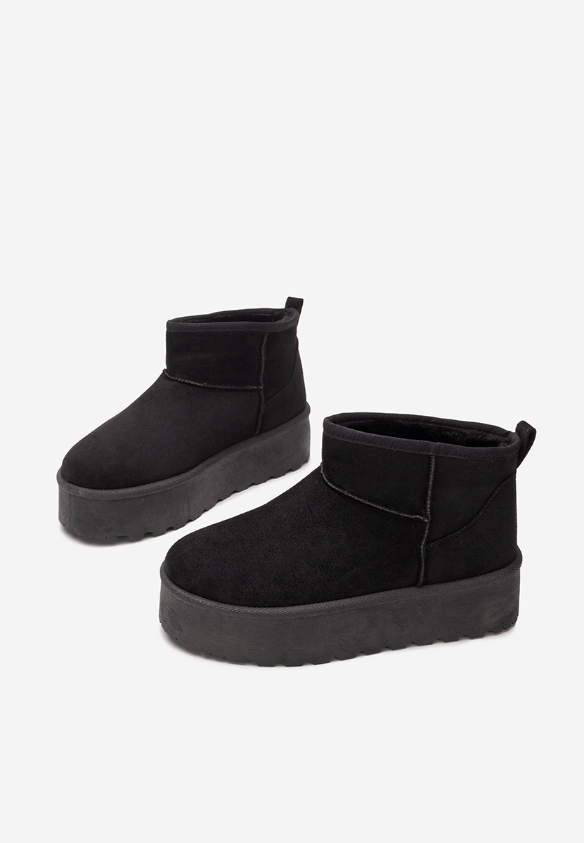 Cizme tip ugg Dayna negre