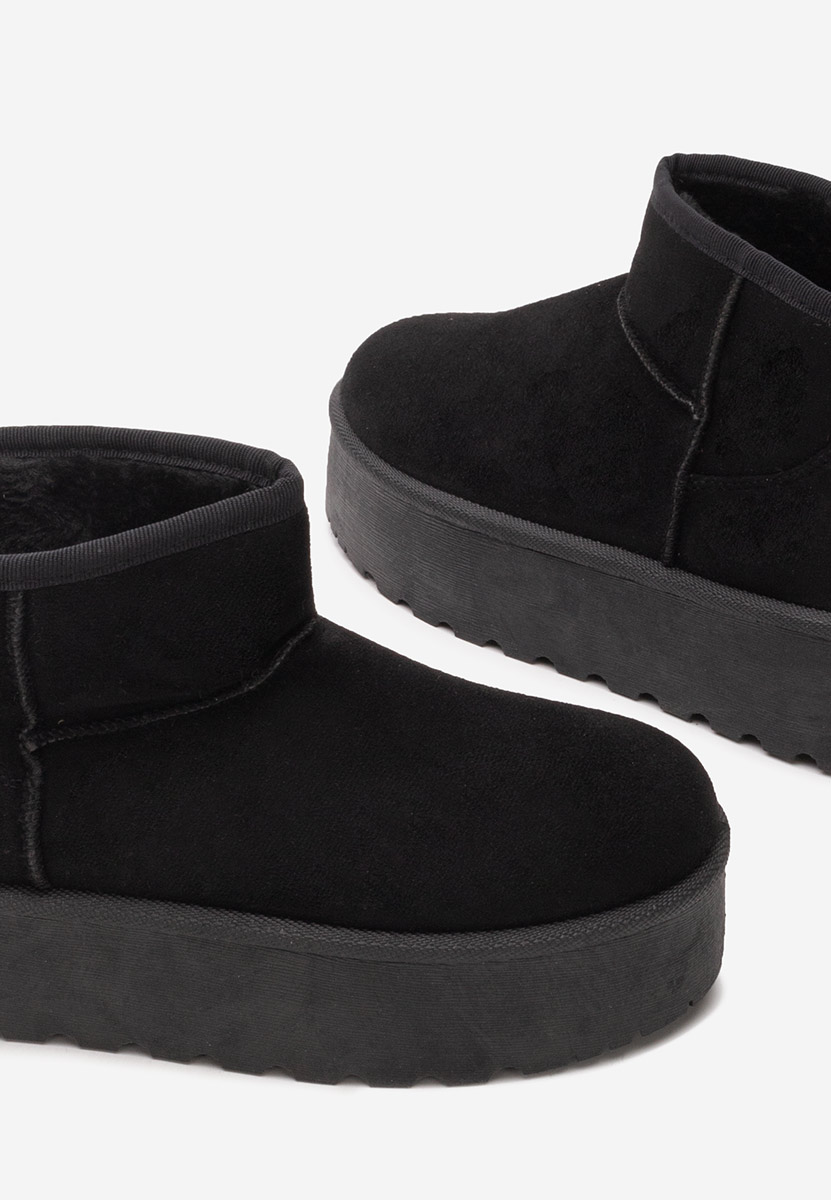 Cizme tip ugg Dayna negre