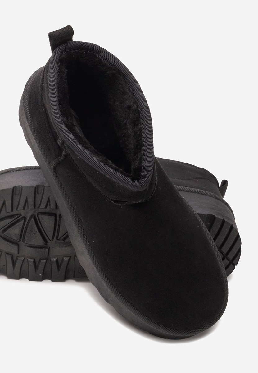 Cizme tip ugg Dayna negre