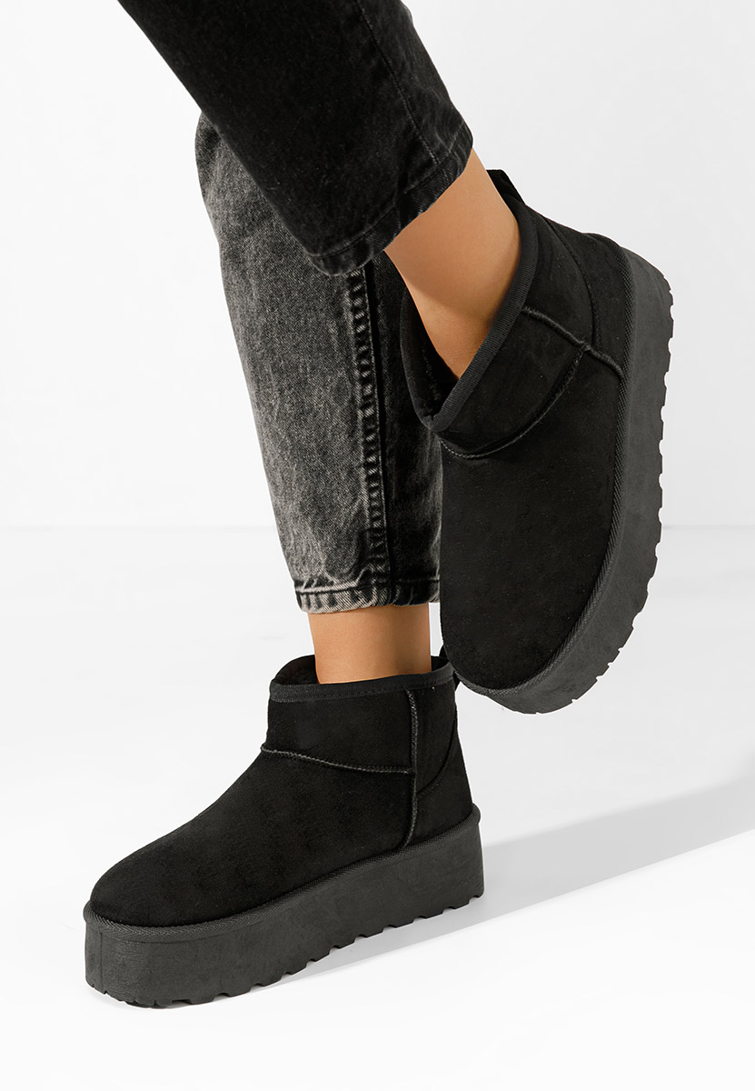 Cizme tip ugg Dayna negre