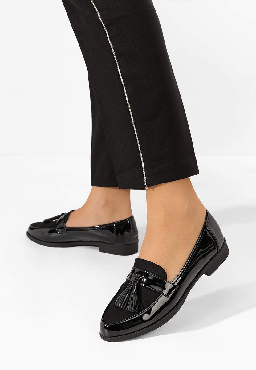 Mocasini dama eleganti Kayia negri