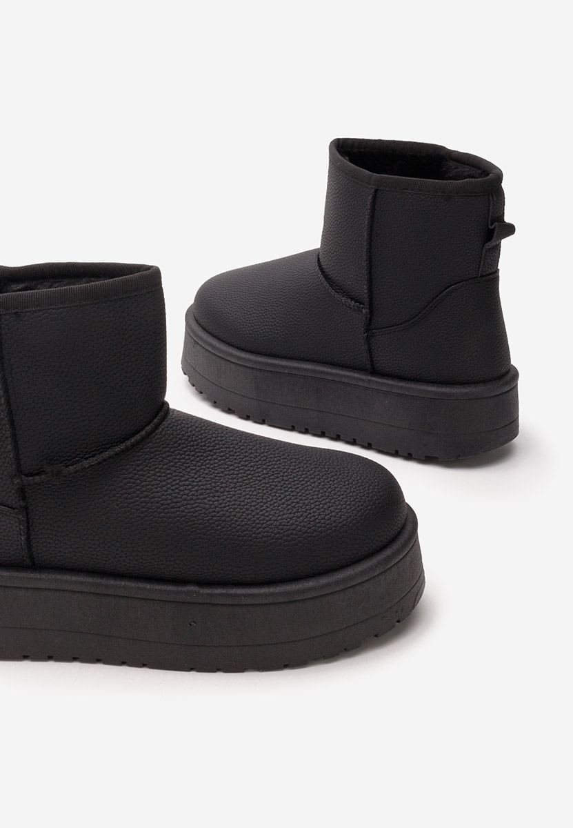 Cizme tip ugg Thresa negre