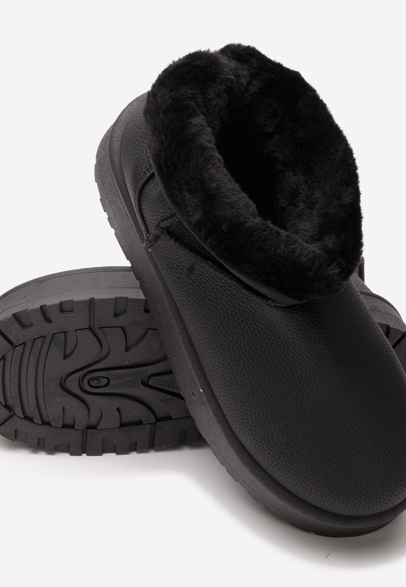 Cizme tip ugg Thresa negre