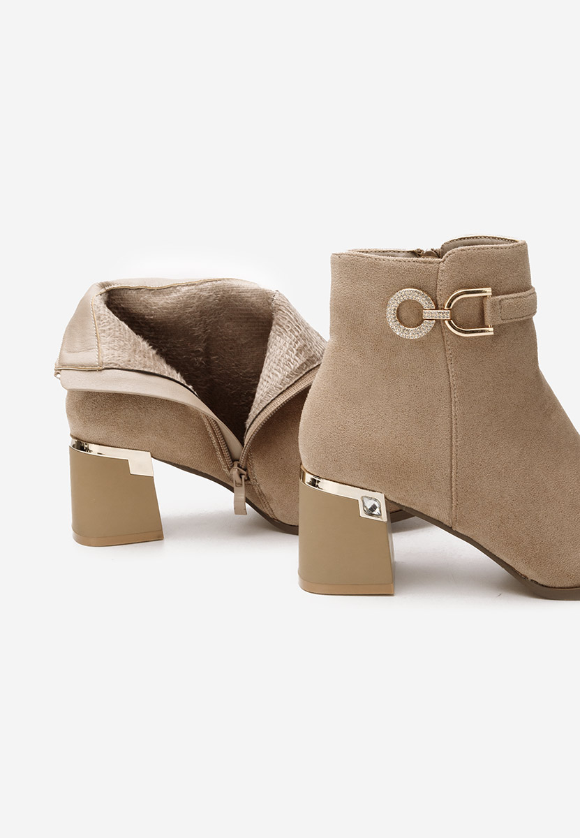 Botine elegante Margie V2 kaki