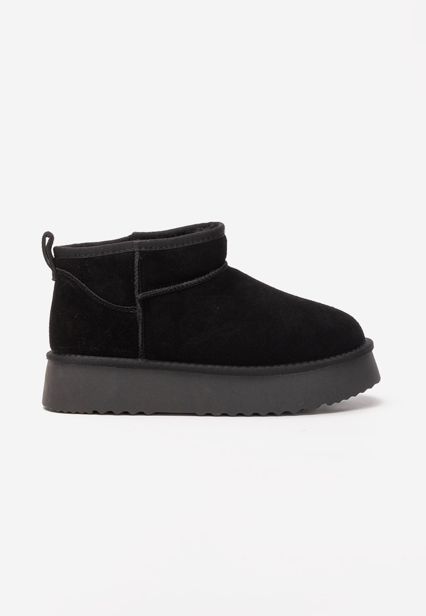 Cizme tip ugg Willa negre