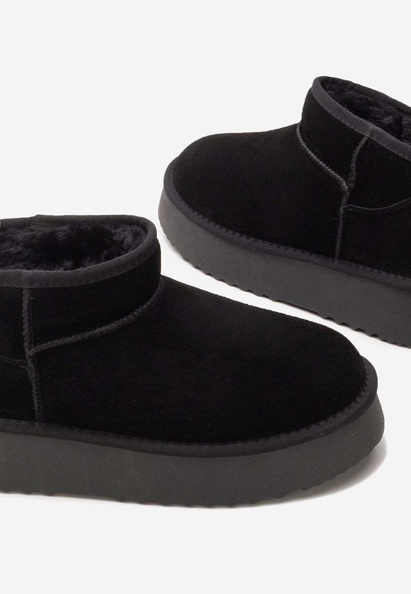 Cizme tip ugg Willa negre