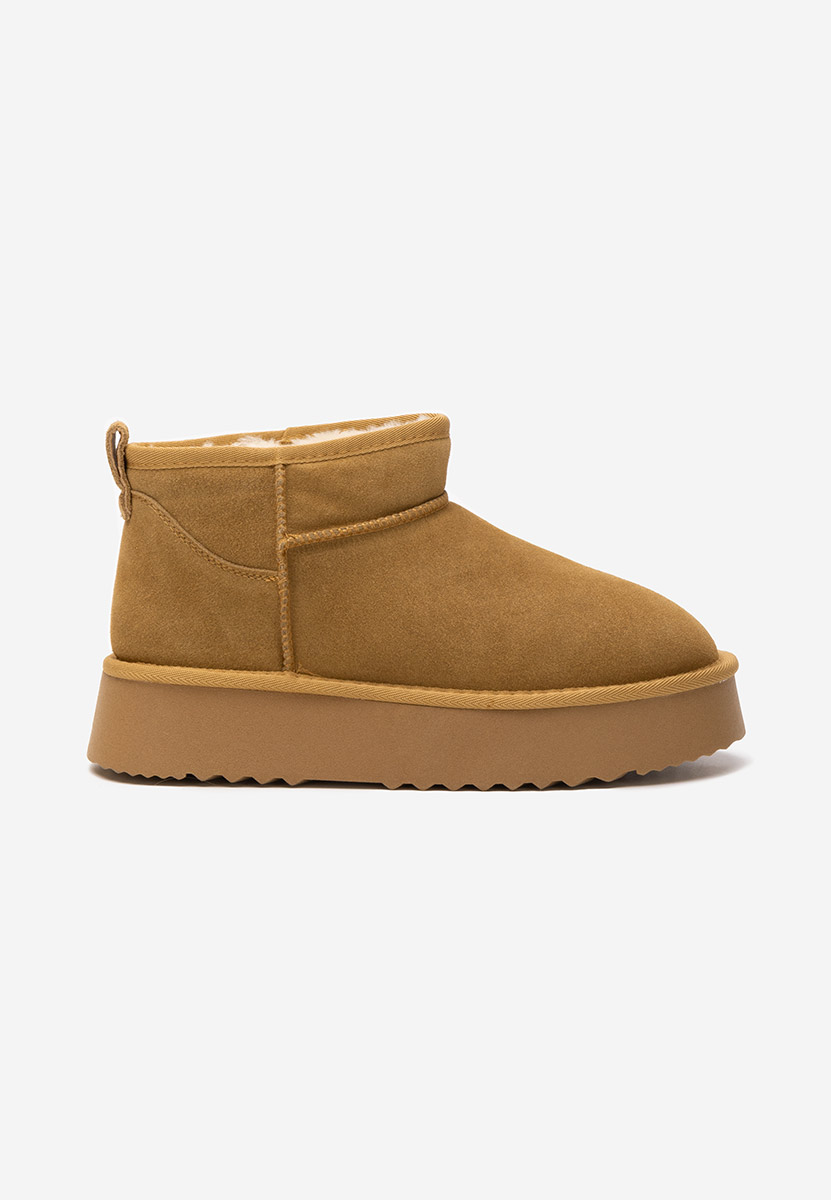 Cizme tip ugg Willa camel