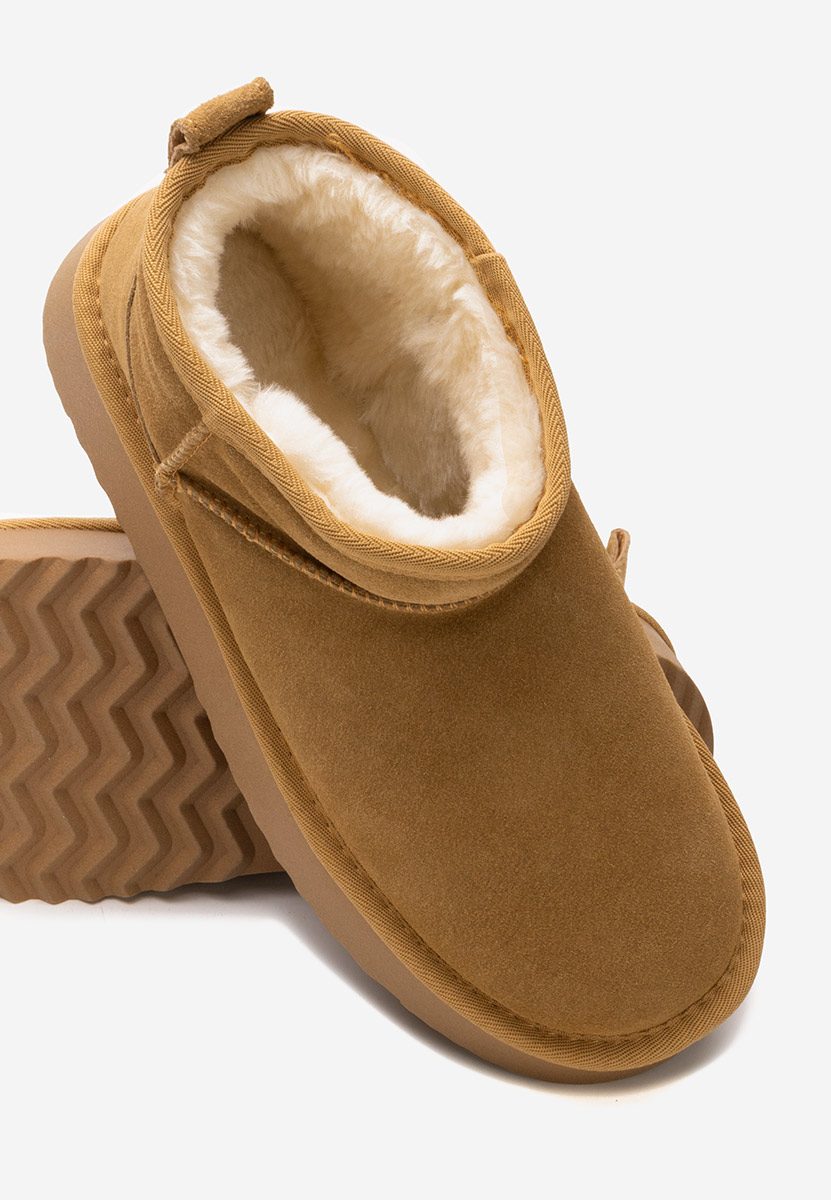 Cizme tip ugg Willa camel