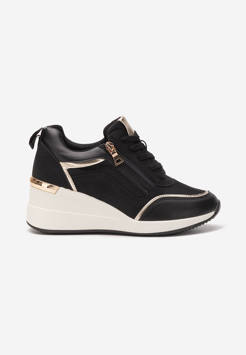 Sneakers cu platforma Kalista negri
