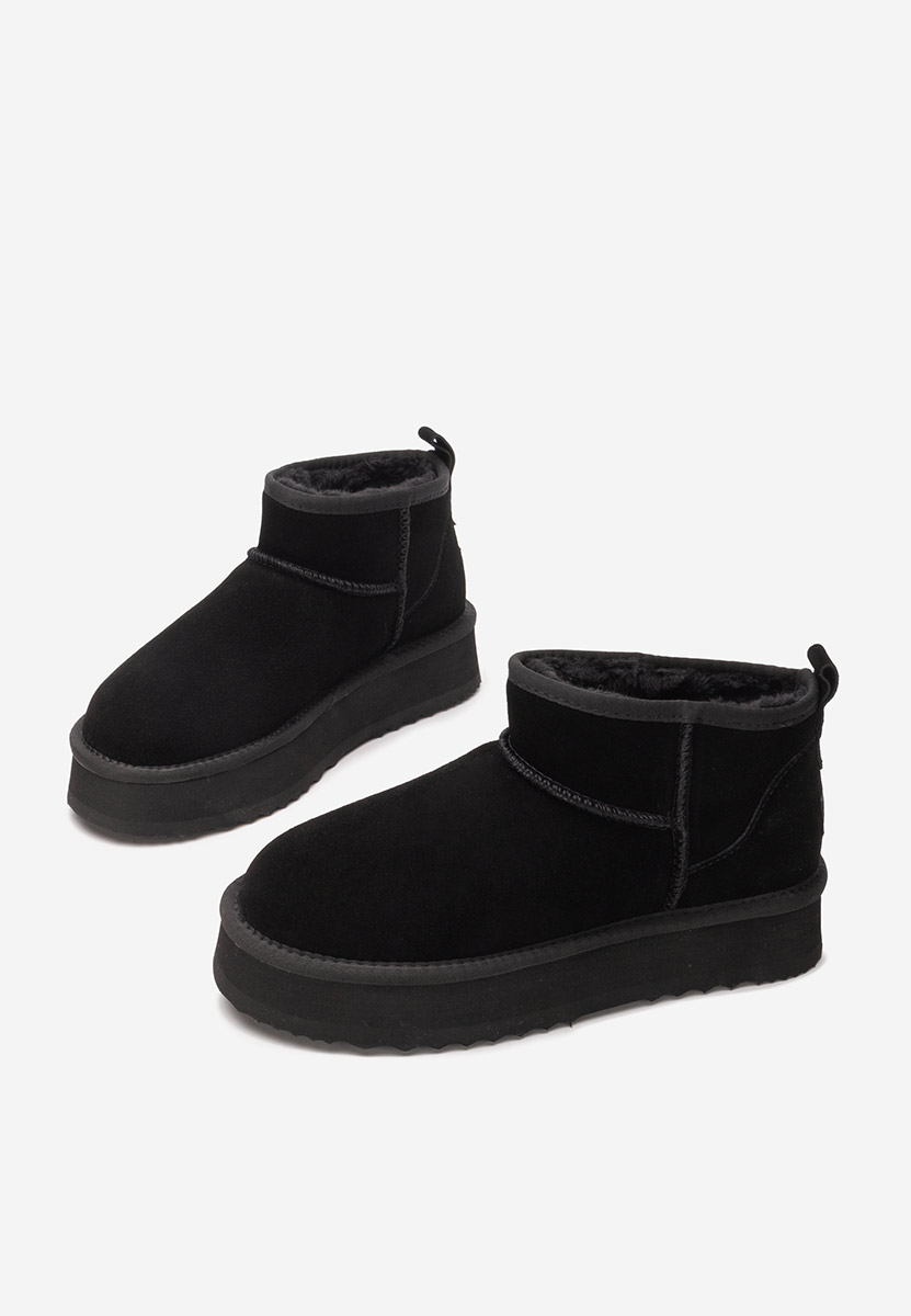 Cizme tip ugg Elvera V3 negre