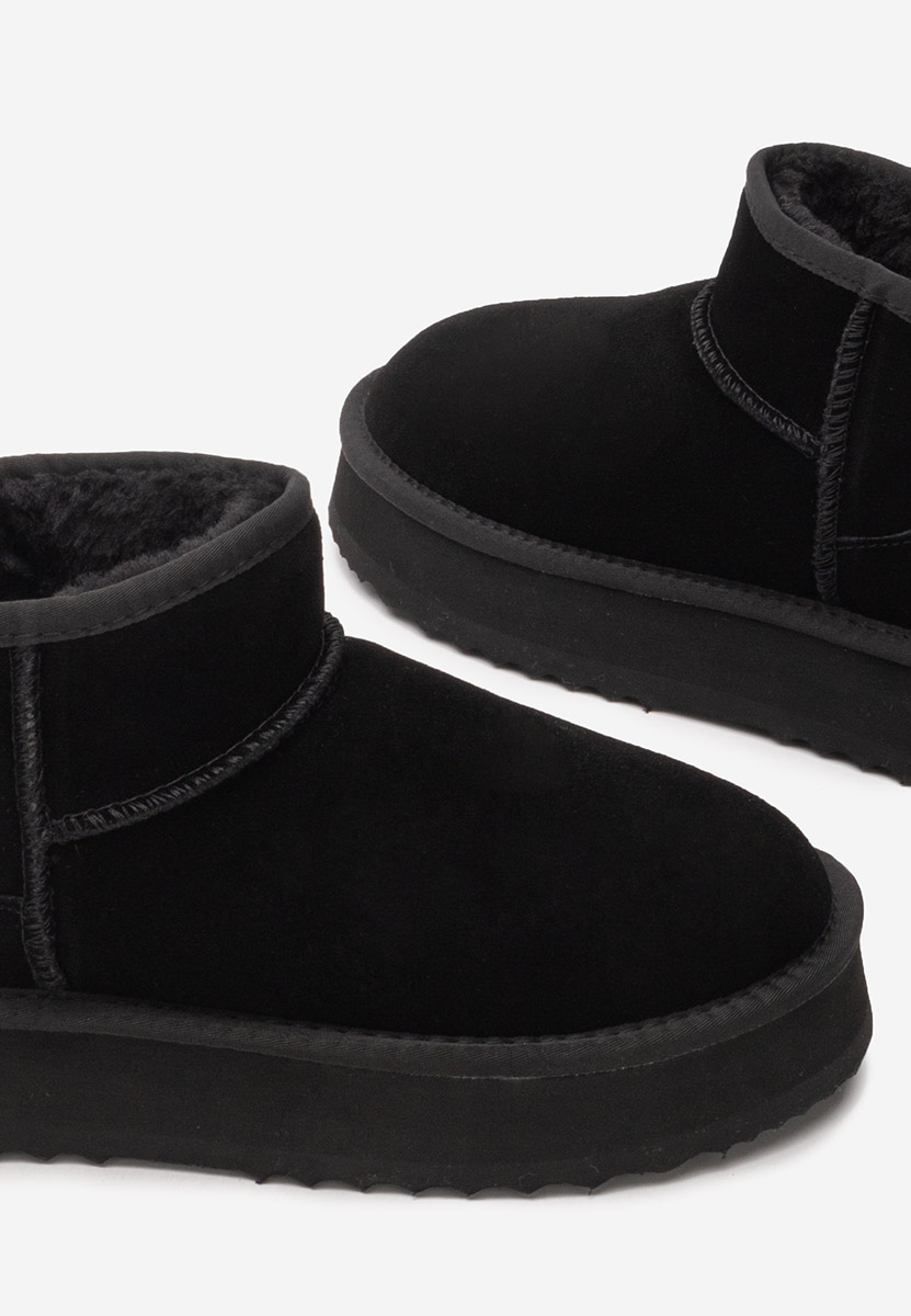 Cizme tip ugg Elvera V3 negre