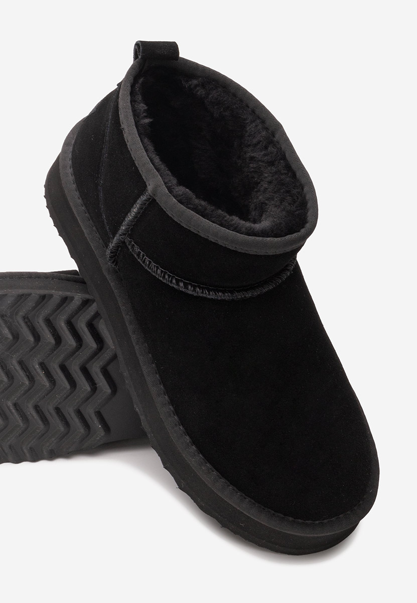 Cizme tip ugg Elvera V3 negre