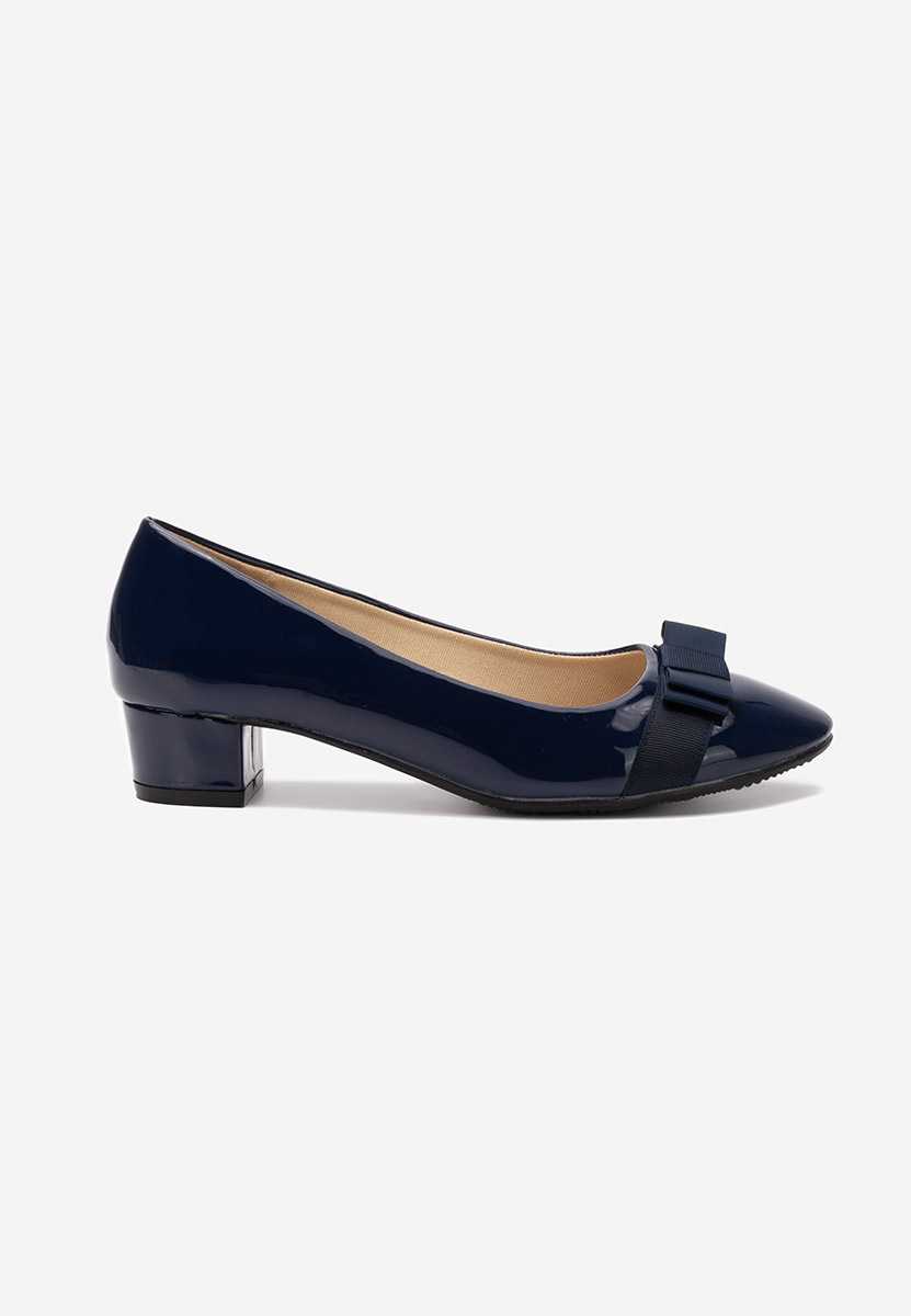 Pantofi cu toc mic Jacki V4 navy