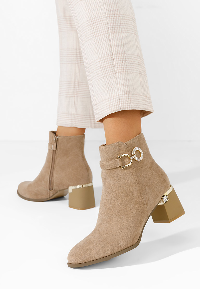 Botine elegante Margie V2 kaki