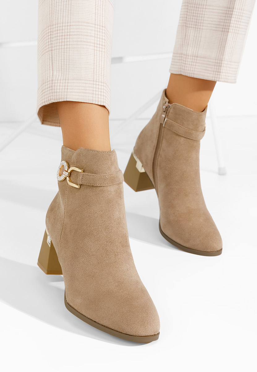Botine elegante Margie V2 kaki