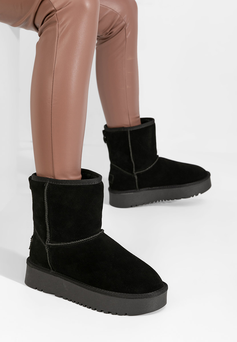 Cizme tip ugg Maya V2 negre