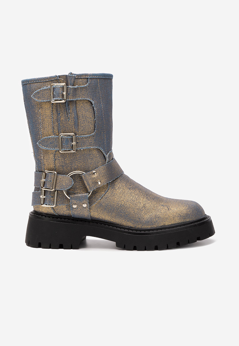 Cizme scurte dama Jesica aurii