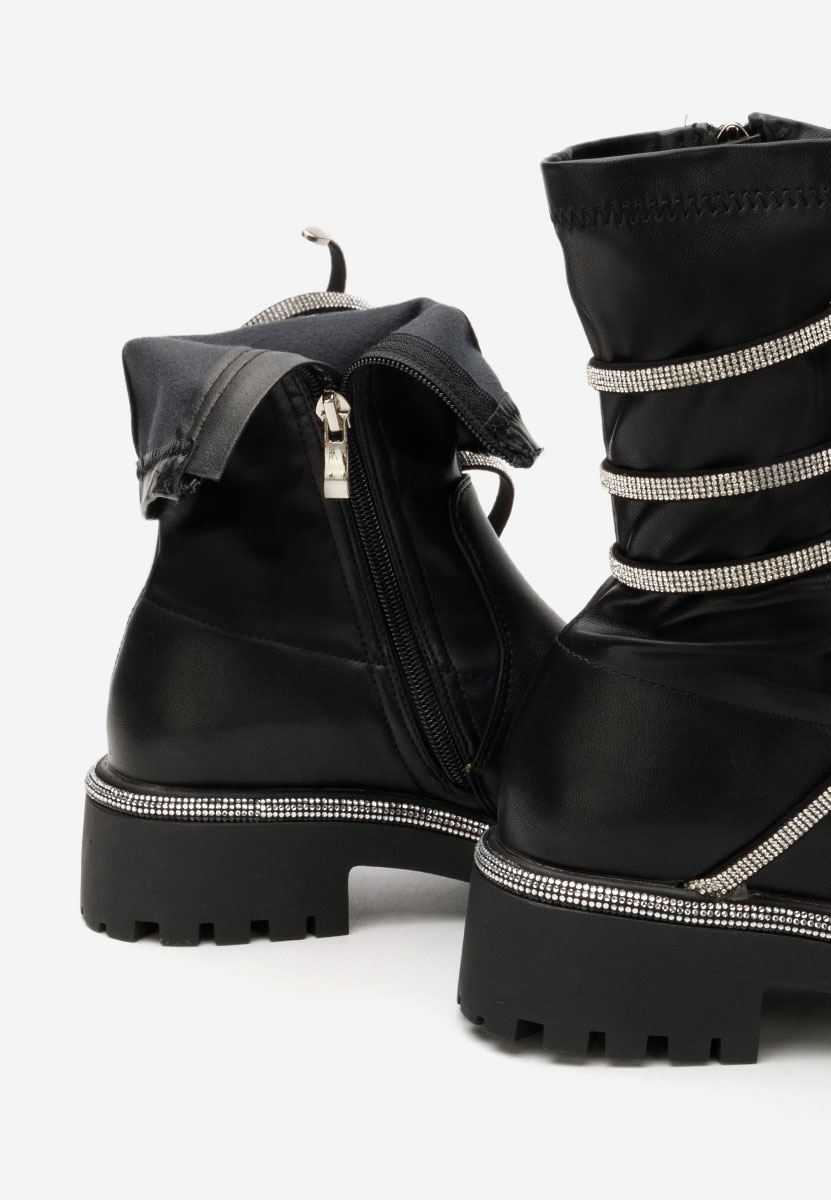 Ghete cu talpa groasa Catina V2 negre