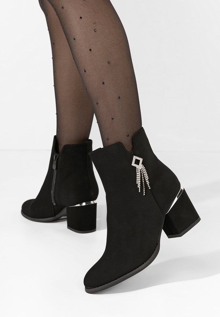 Botine dama elegante Centi negre