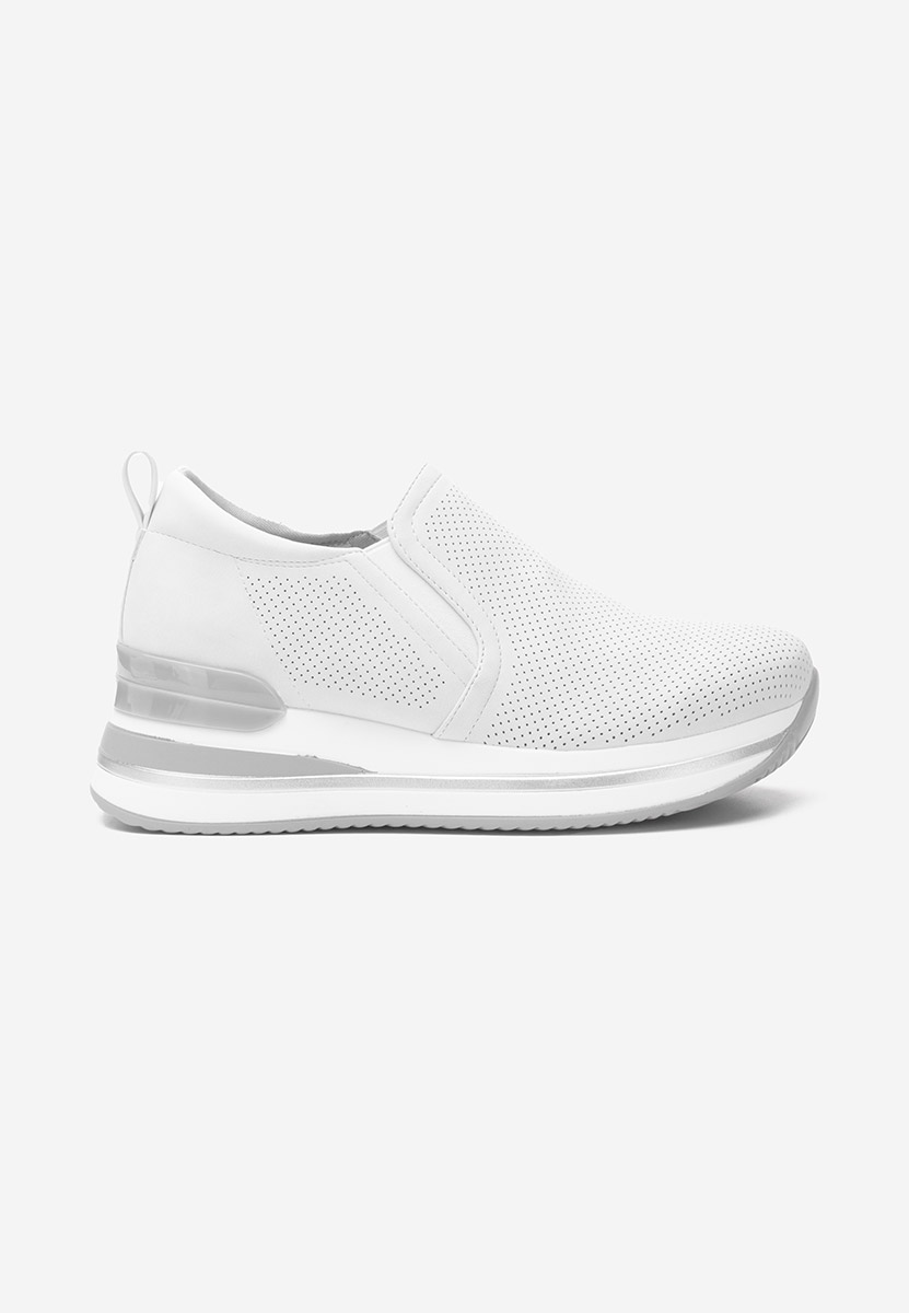Sneakers cu platforma Reba albi