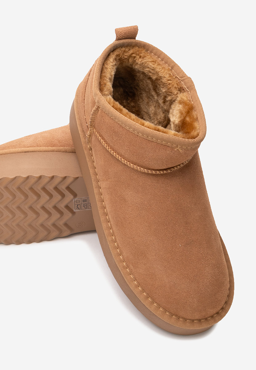 Cizme tip ugg Nalya V3 camel