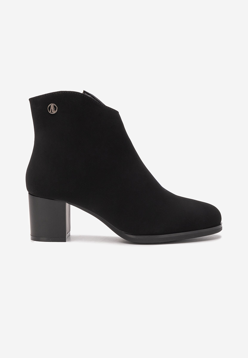 Botine dama cu toc Paulene V2 negre