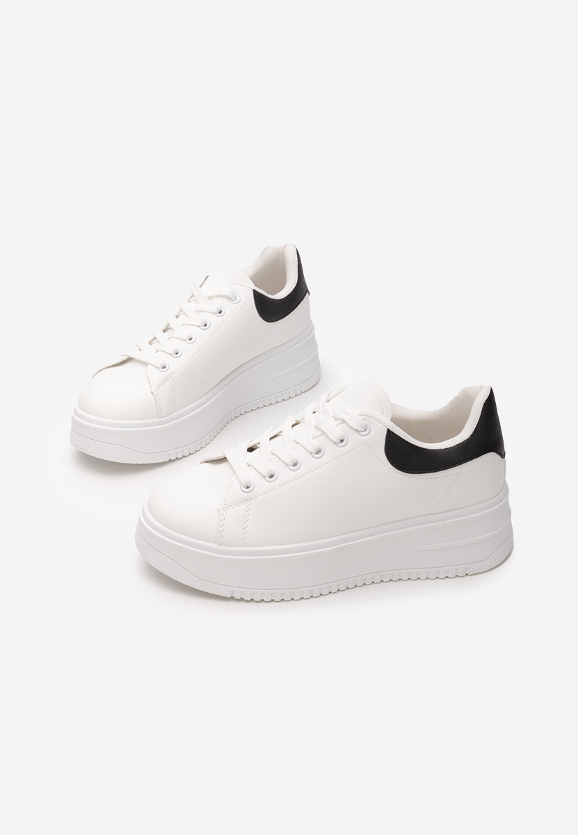 Sneakers cu platformă Kabani albi
