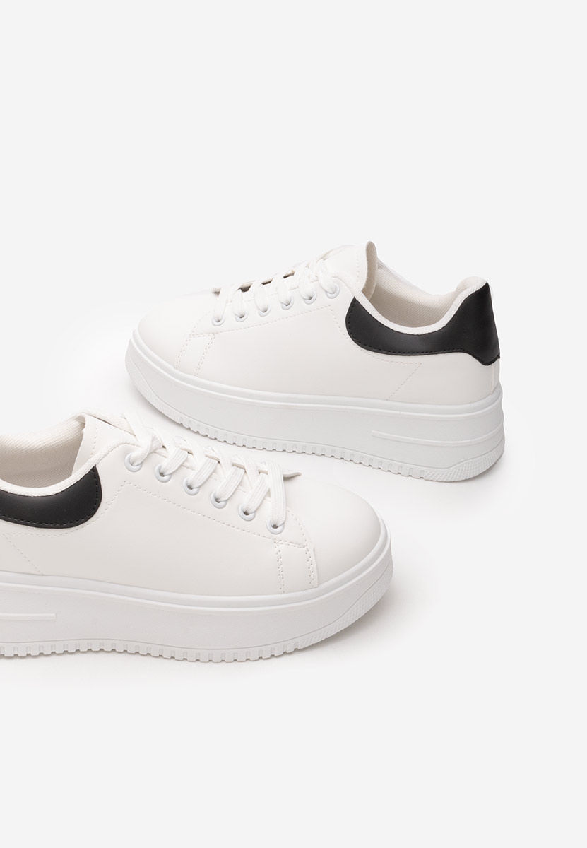 Sneakers cu platformă Kabani albi