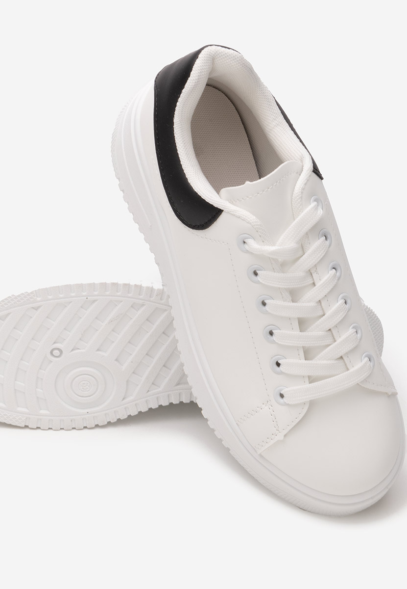 Sneakers cu platformă Kabani albi