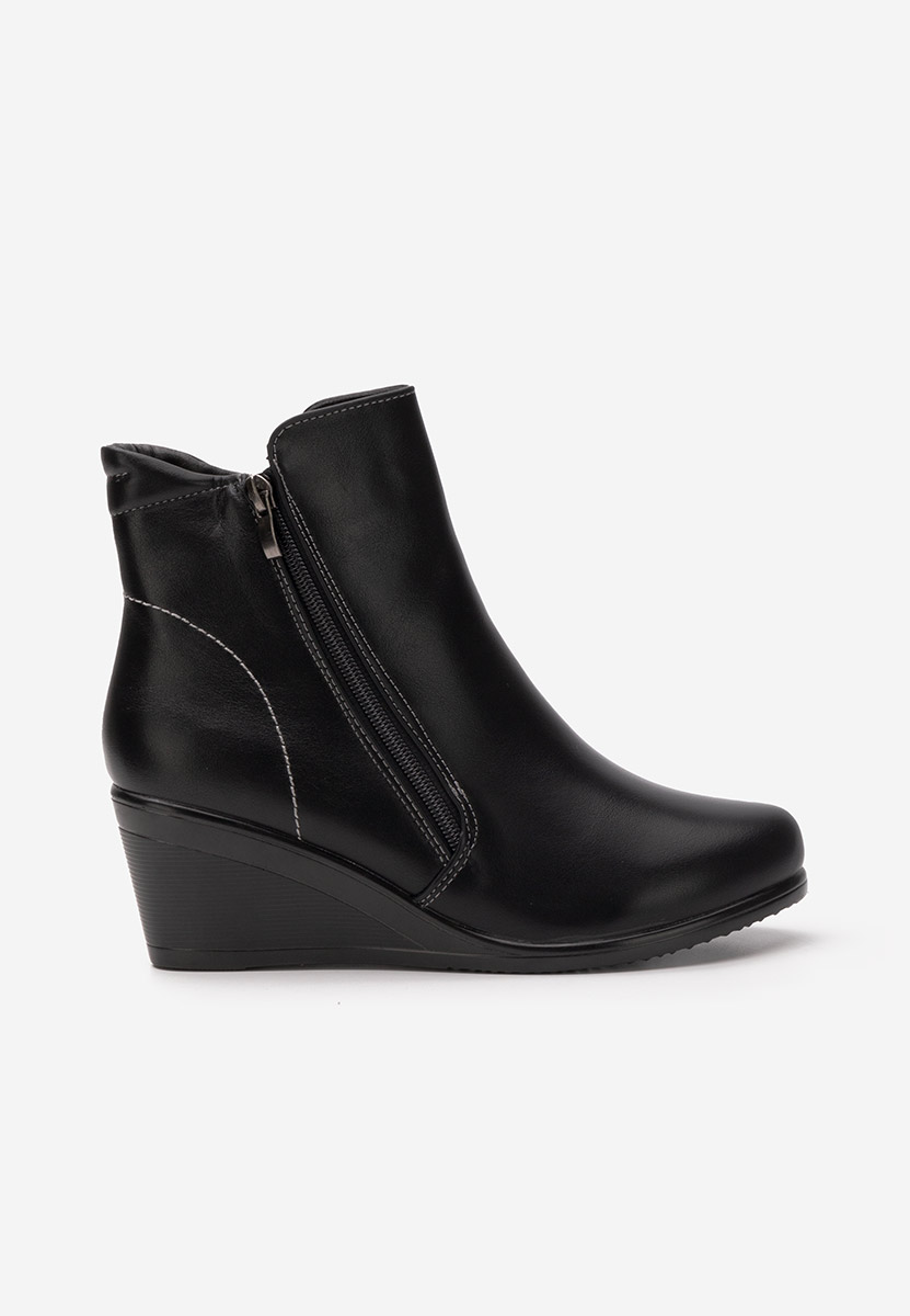 Ghete cu platforma Armandina negre